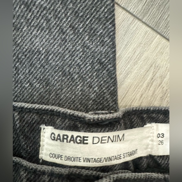 Garage Vintage Straight Jeans size 03/26 - Picture 6 of 6
